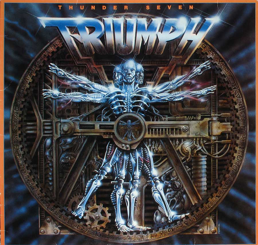 large album front cover photo of: TRIUMPH  - THUNDER SEVEN - hard rock 12" Vinyl LP Album 