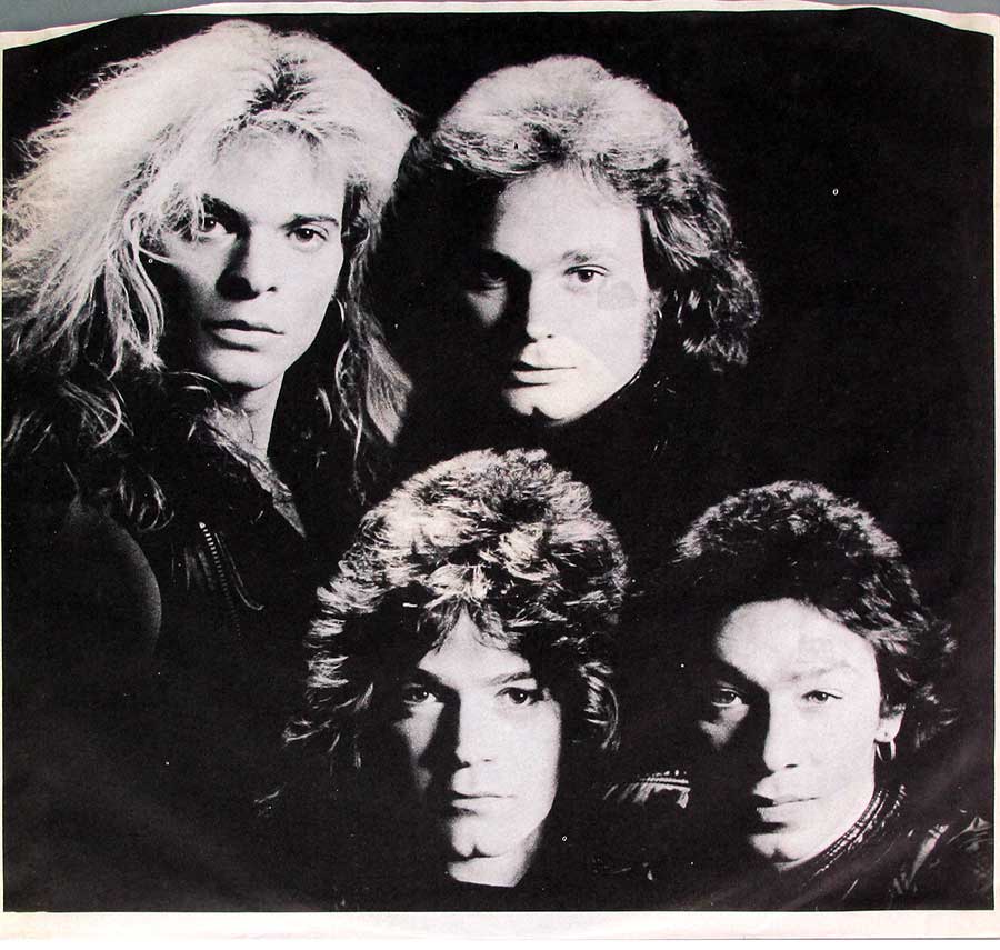 VAN HALEN - Fair Warning ( with David Lee Roth ) 12" Vinyl LP Album custom inner sleeve