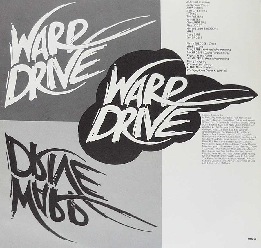 Photo One Of The Original Custom Inner Sleeve WARP DRIVE - Gimme Gimme 