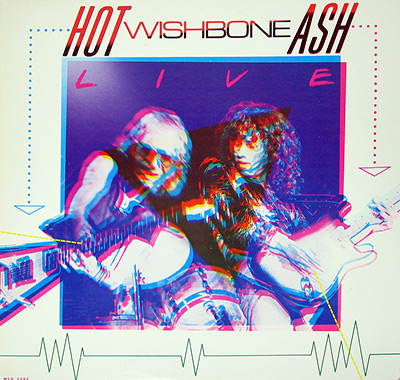 WISHBONE ASH - Hot Ash Live album front cover vinyl record