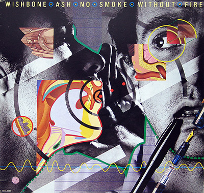 WISHBONE ASH - No Smoke Without Fire album front cover vinyl record