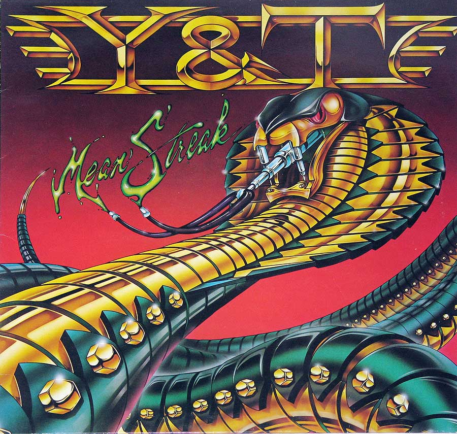 Y&T - Mean Streak - Heavy Metal 12" Vinyl LP Album
 front cover https://vinyl-records.nl