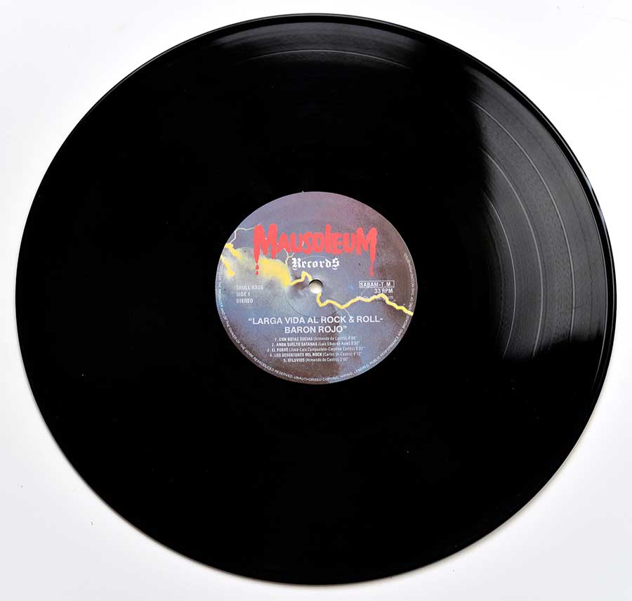 Photo of Side One of BARON ROJO - Larga Vida Al Rock & Roll 