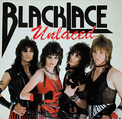 Thumbnail of BLACKLACE - Unlaced Debut Album Female Fronted Band 12" Vinyl LP Album front cover