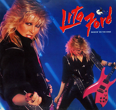 LITA FORD - Dancin' on the Edge (German and Holland Releases) album front cover vinyl record