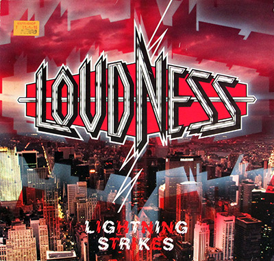 LOUDNESS - Lightning Strikes  album front cover vinyl record