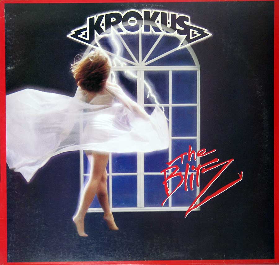 KROKUS - The Blitz USA Pressing 12" Vinyl Lp Album front cover https://vinyl-records.nl