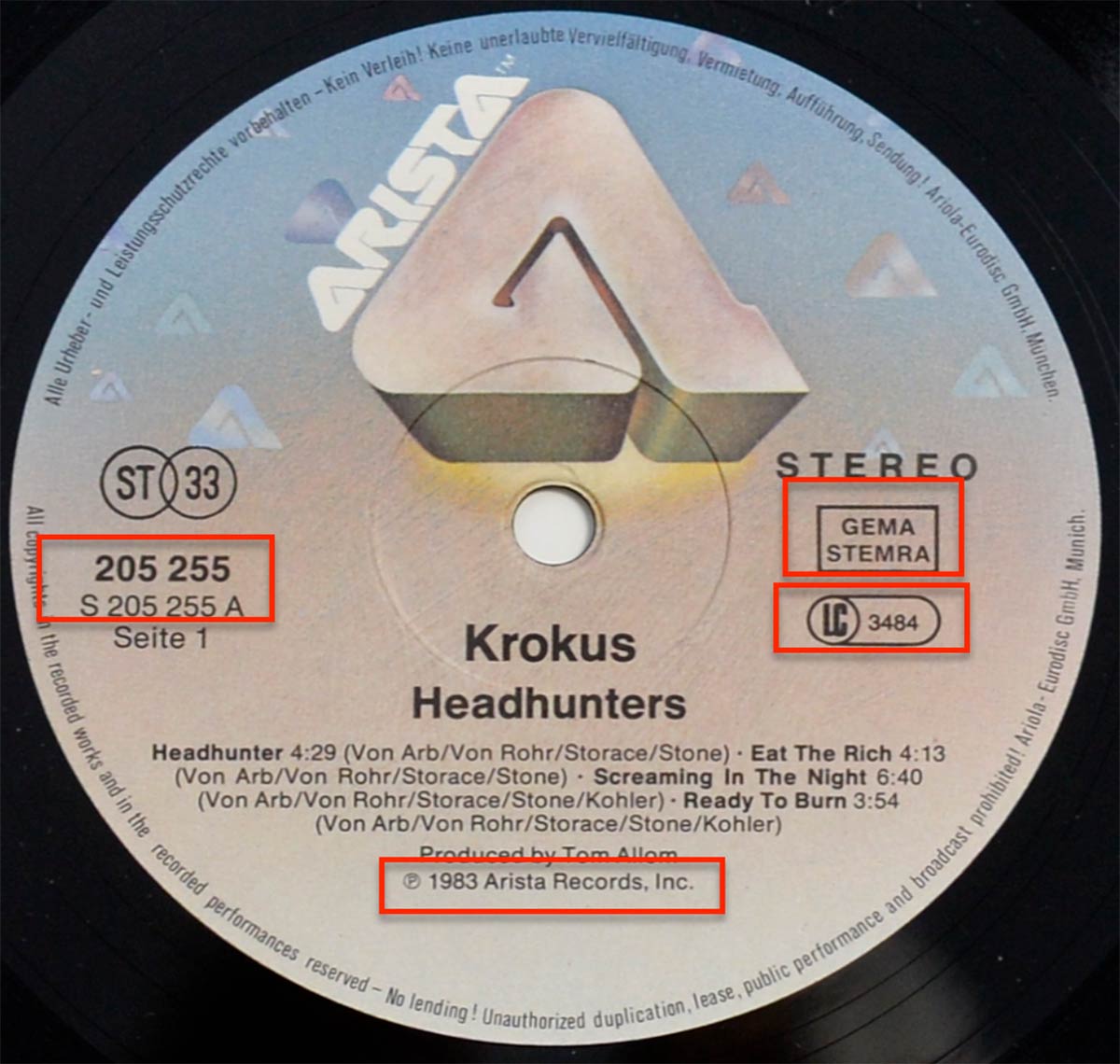 High Resolution Photo #5 KROKUS Headhunter 