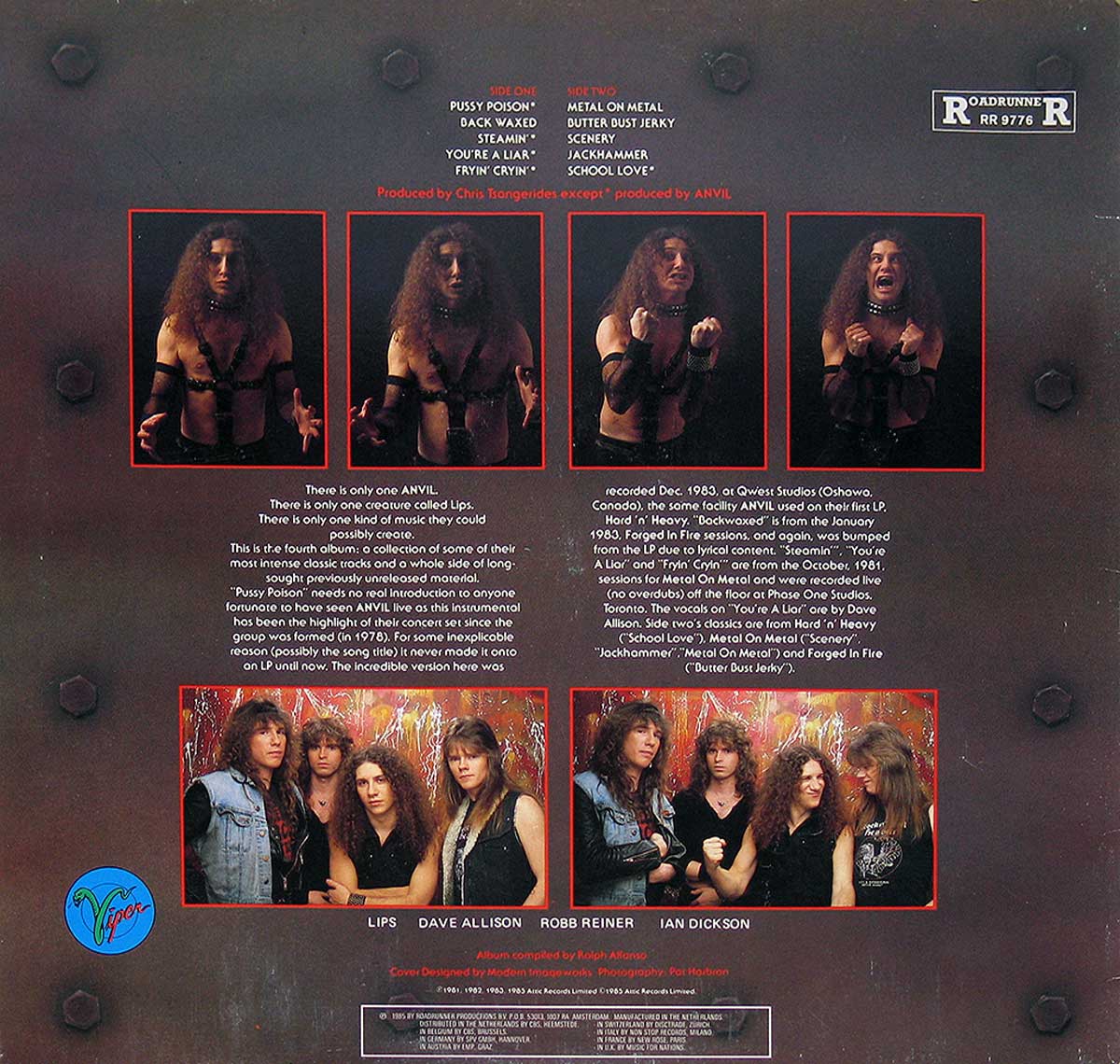 High Resolution Photo Album Back Cover of ANVIL - Backwaxed https://vinyl-records.nl