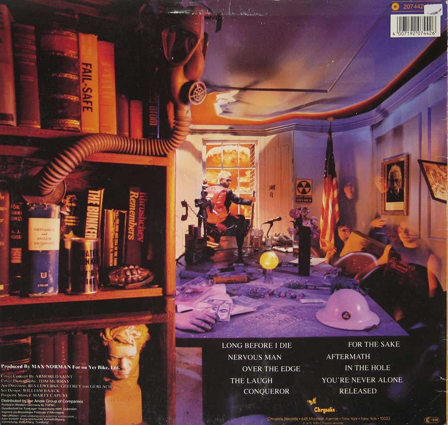 Photo of Album's Back Cover   
