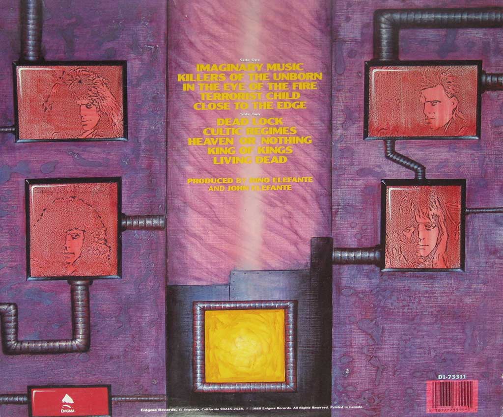 large hires Photo of "Atomic Arena" Album's Back Cover   