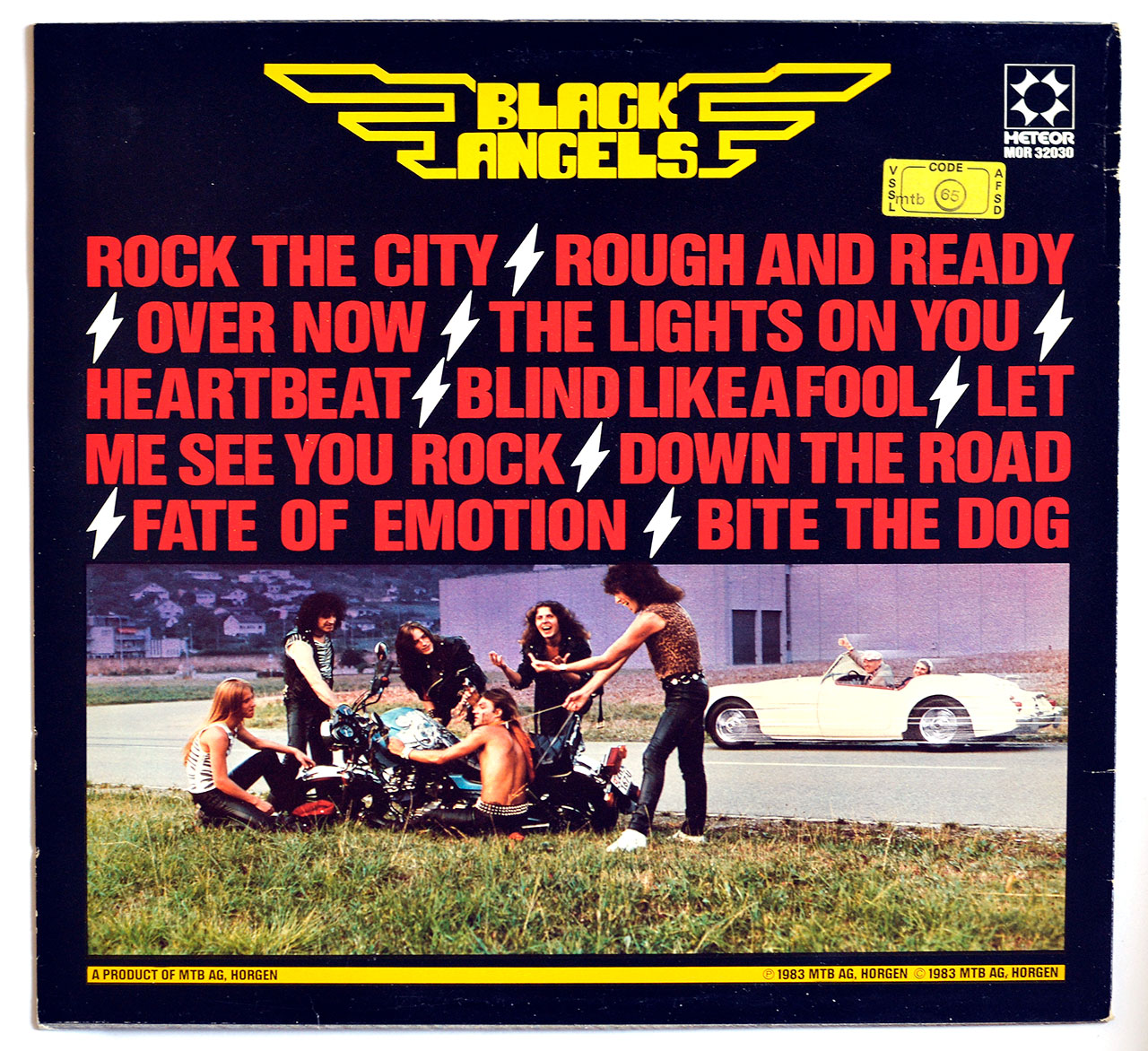 High Resolution Photo Album Back Cover of BLACK ANGELS - Kick Down https://vinyl-records.nl