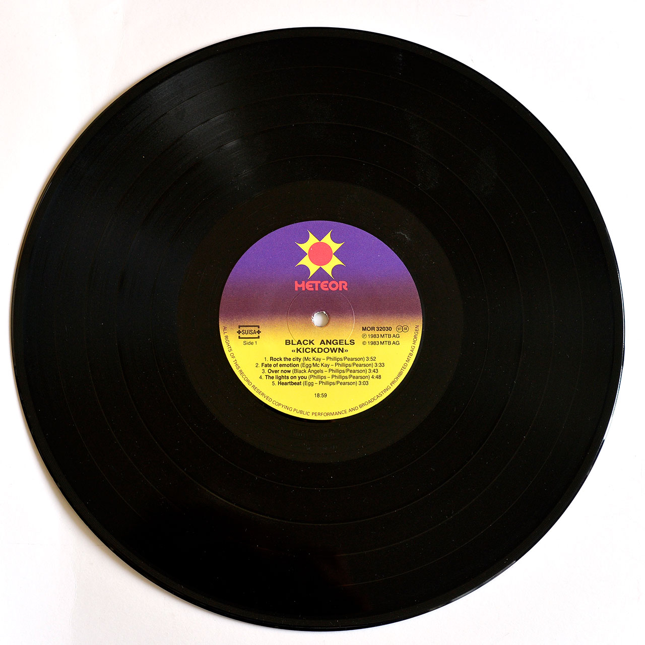 High Resolution Photo of the LP Side One  of BLACK ANGELS - Kick Down https://vinyl-records.nl