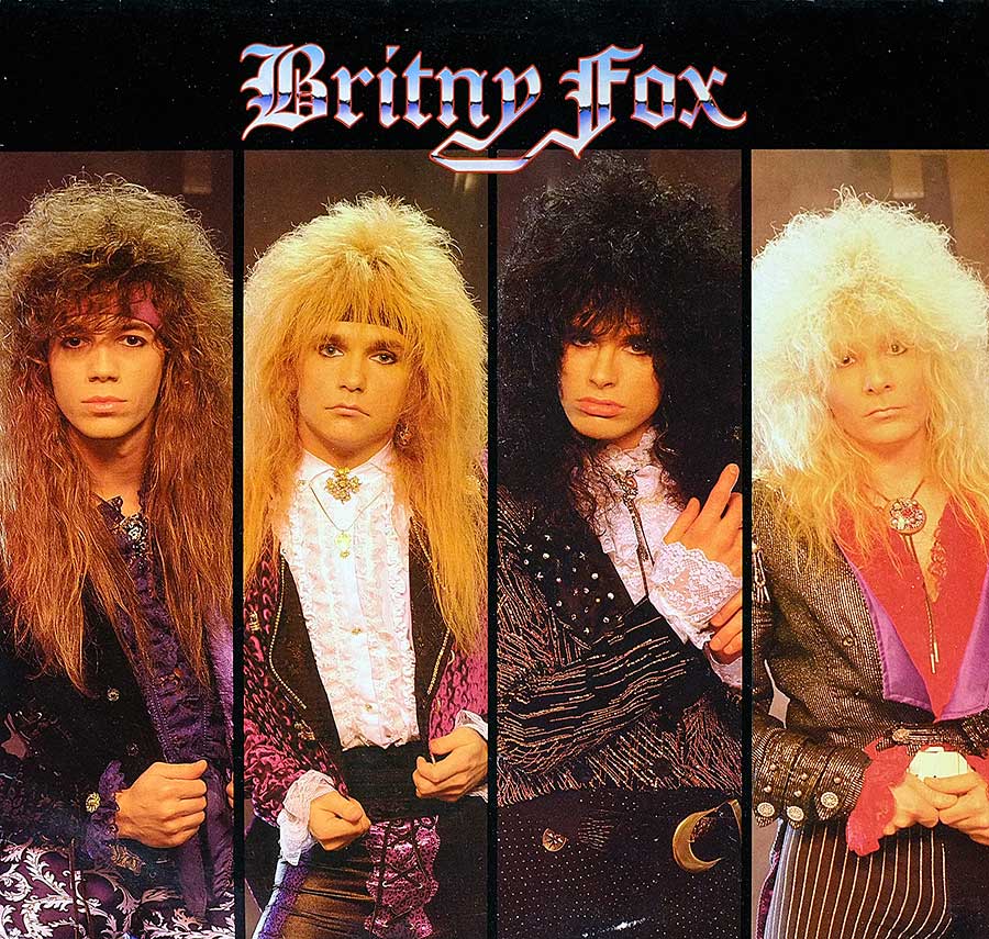 BRITNY FOX - S/T Self-Titled 12" LP VINYL Album front cover https://vinyl-records.nl