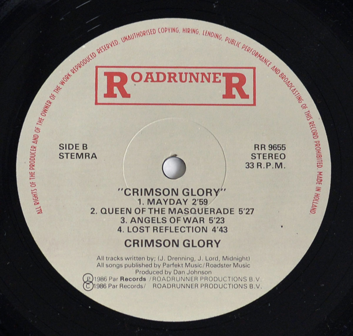 High Resolution Photo #13 Crimson Glory (Self-Titled)