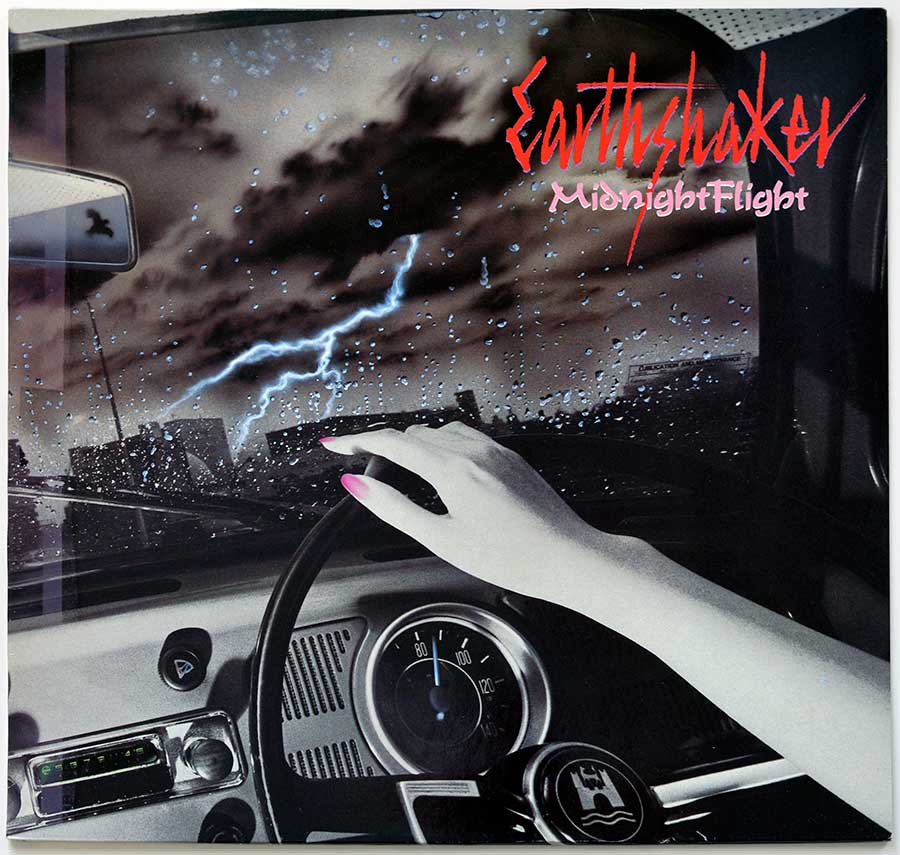 High Quality Photo of Album Front Cover  "EARTHSHAKER - Midnight Flight"