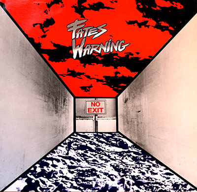 FATES WARNING - No Exit album front cover vinyl record