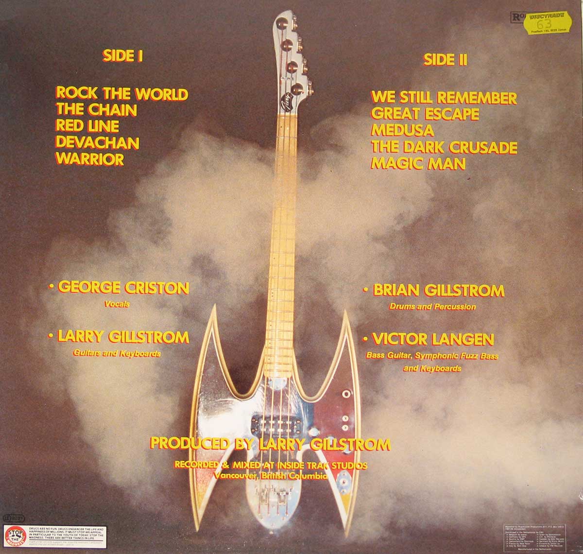 High Resolution Photo Album Back Cover of Kick Axe - Rock The World https://vinyl-records.nl