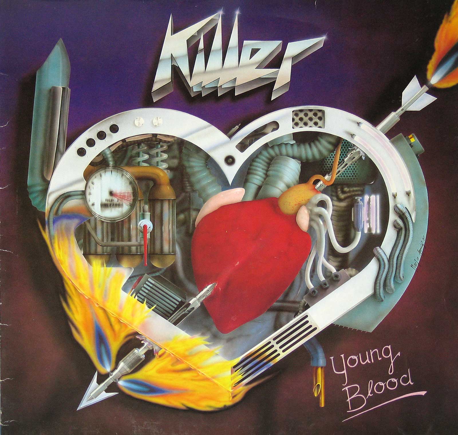 large album front cover photo of: young blood 