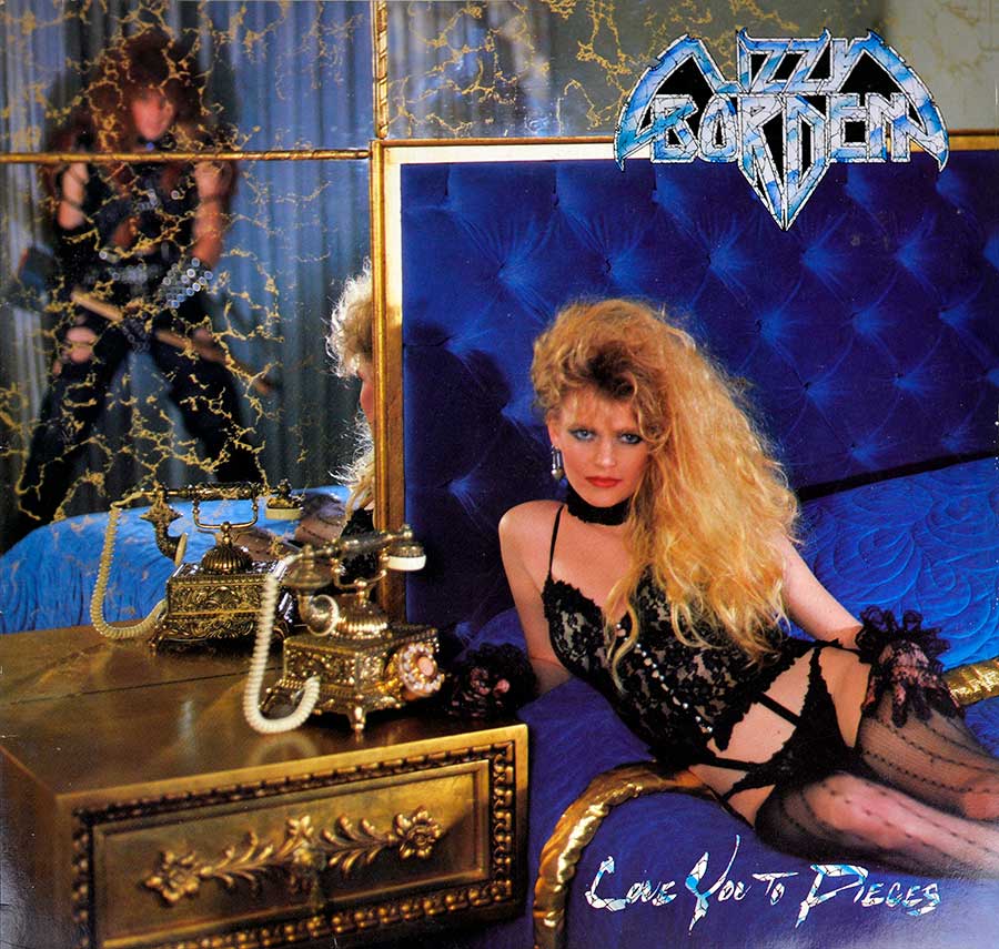 LIZZY BORDEN - Love You To Pieces 12" Vinyl LP Album front cover https://vinyl-records.nl