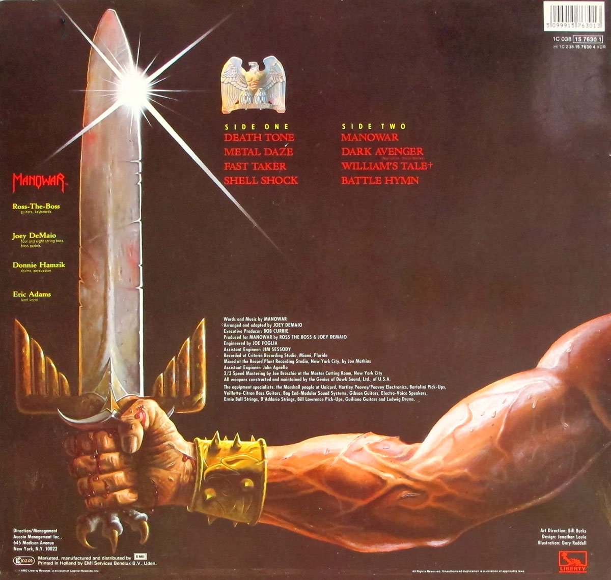 High Resolution Photo of MANOWAR - BATTLE HYMNS 