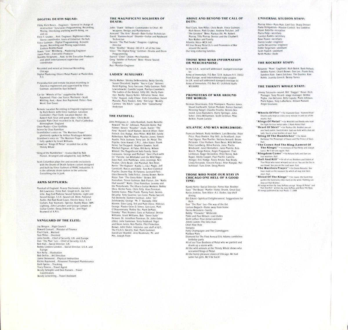 High Resolution Photo of MANOWAR - Kings of Metal LP 
