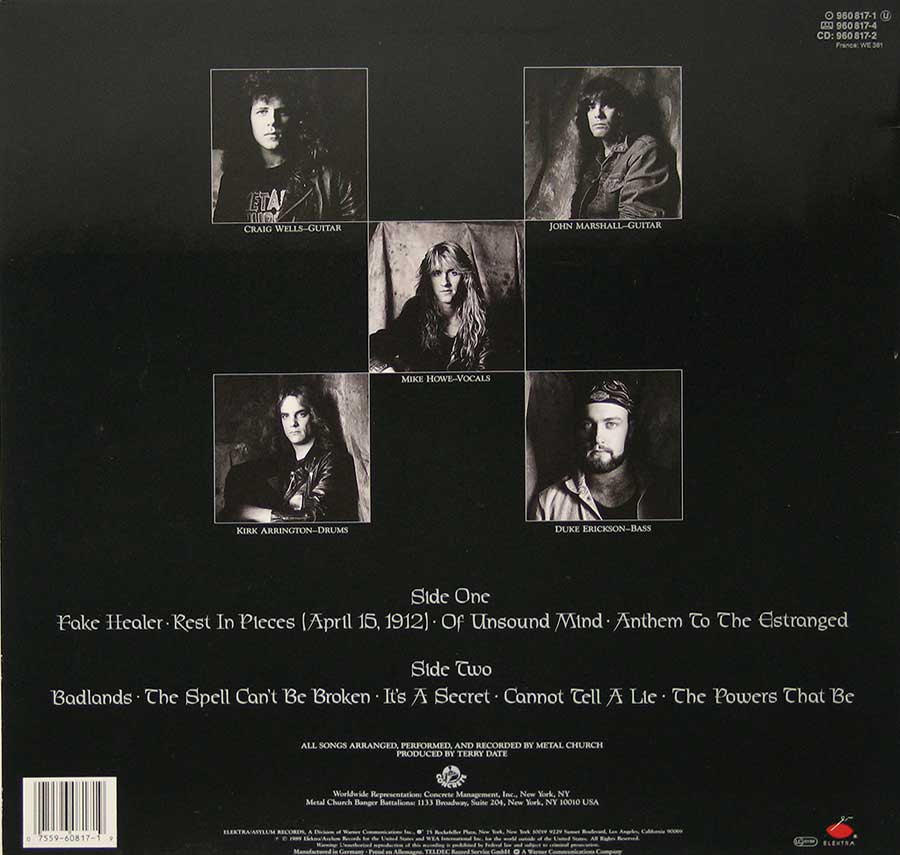 High Resolution Photo of METAL CHURCH - Blessing in Disguise 