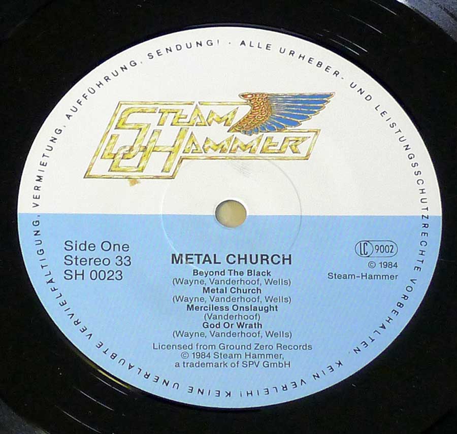 High Resolution Photo #12 metal church self-titled steamhammer