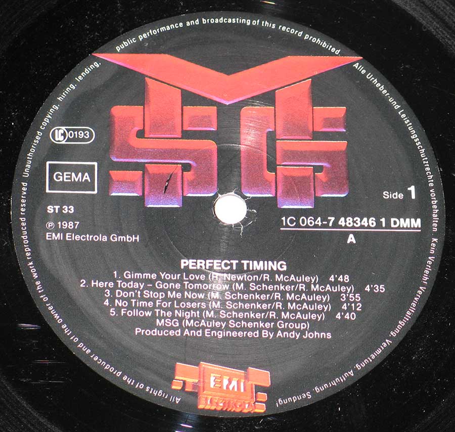 High Resolution Photo of McAuley Schenker Group Perfect Timing 
