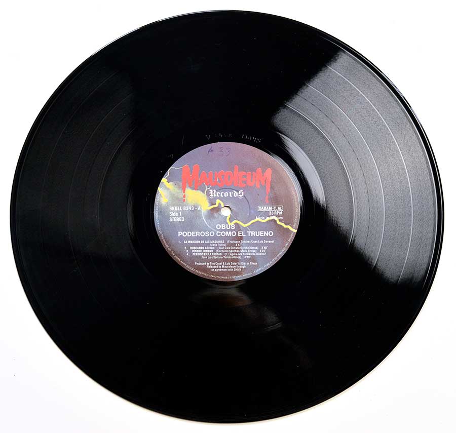 OBUS - Poderoso Como El Trueno 12" Vinyl LP Album vinyl lp record 