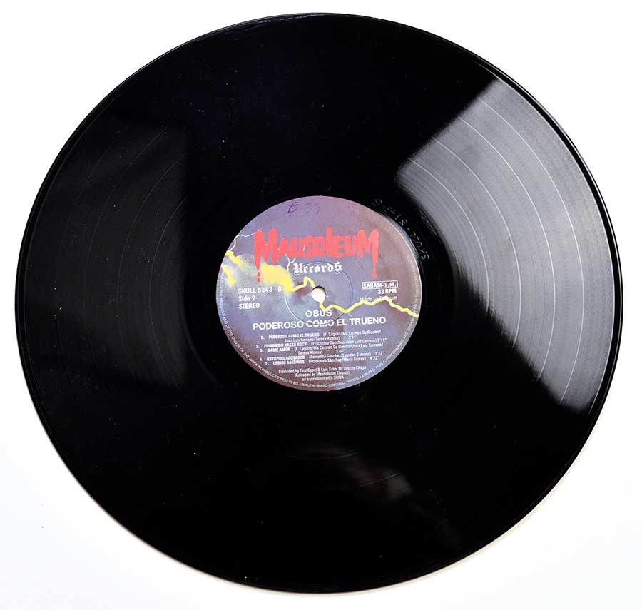 OBUS - Poderoso Como El Trueno 12" Vinyl LP Album vinyl lp record 