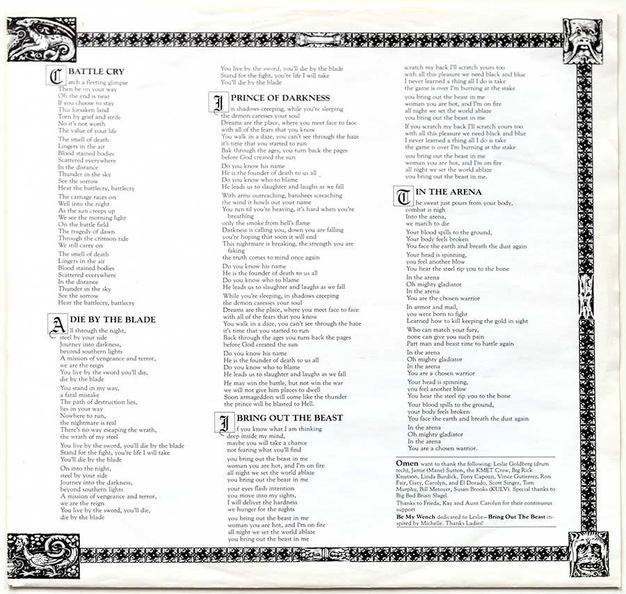 High Resolution Photo #12 OMEN - Battle Cry RoadrunneR https://vinyl-records.nl 