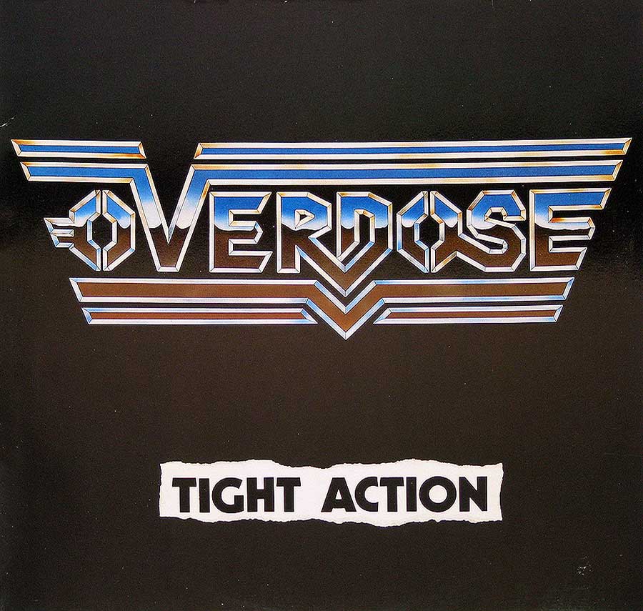 OVERDOSE - Tight Action Bonebreaker Records 12" Vinyl LP Album front cover https://vinyl-records.nl