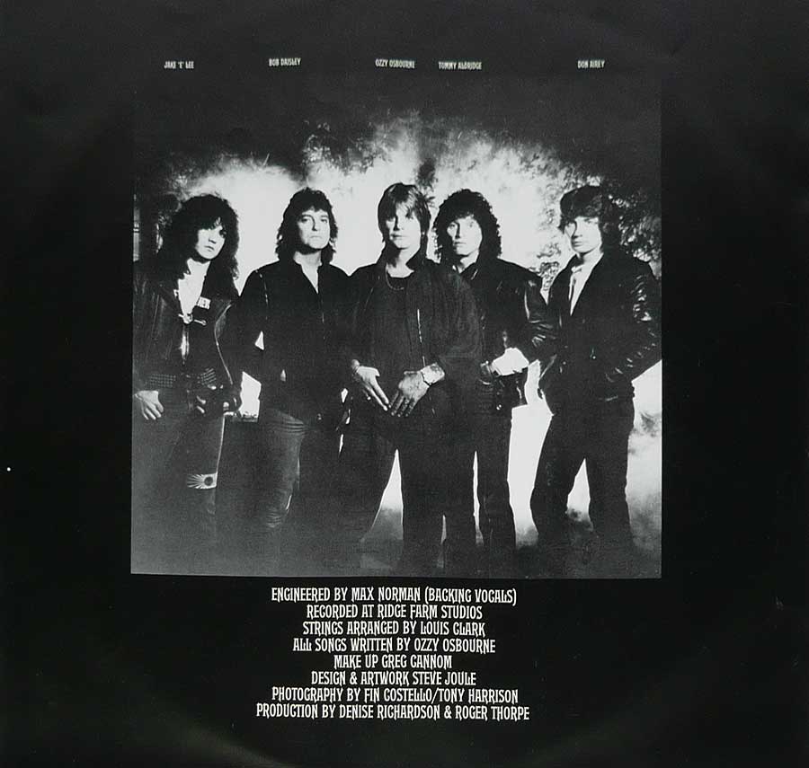 High Resolution Photo of OZZY OSBOURNE BARK AT THE MOON 