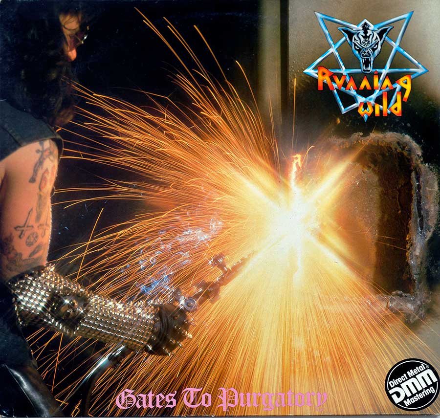 RUNNING WILD - Gates To Purgatory incl OIS 12" Vinyl LP Album  front cover https://vinyl-records.nl