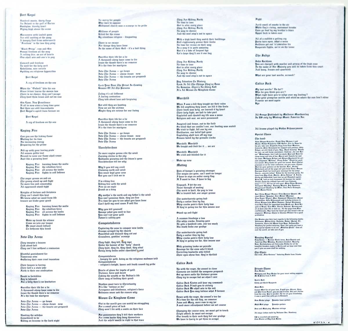 High Resolution Photo #12 RUNNING WILD - Port Royal https://vinyl-records.nl 