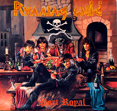 RUNNING WILD - Port Royal album front cover vinyl record