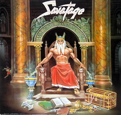 SAVATAGE - Hall of Mountain King  album front cover vinyl record