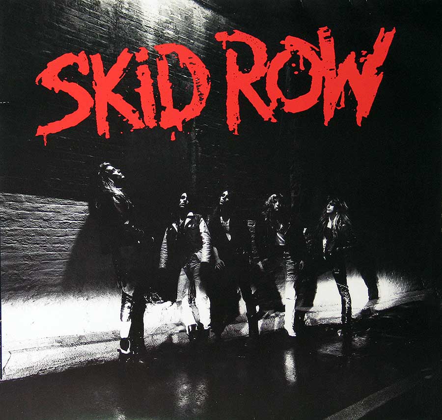 Large Album Front Cover Photo of SKID ROW - S/T Self-Titled Heavy Metal 12" Vinyl LP 