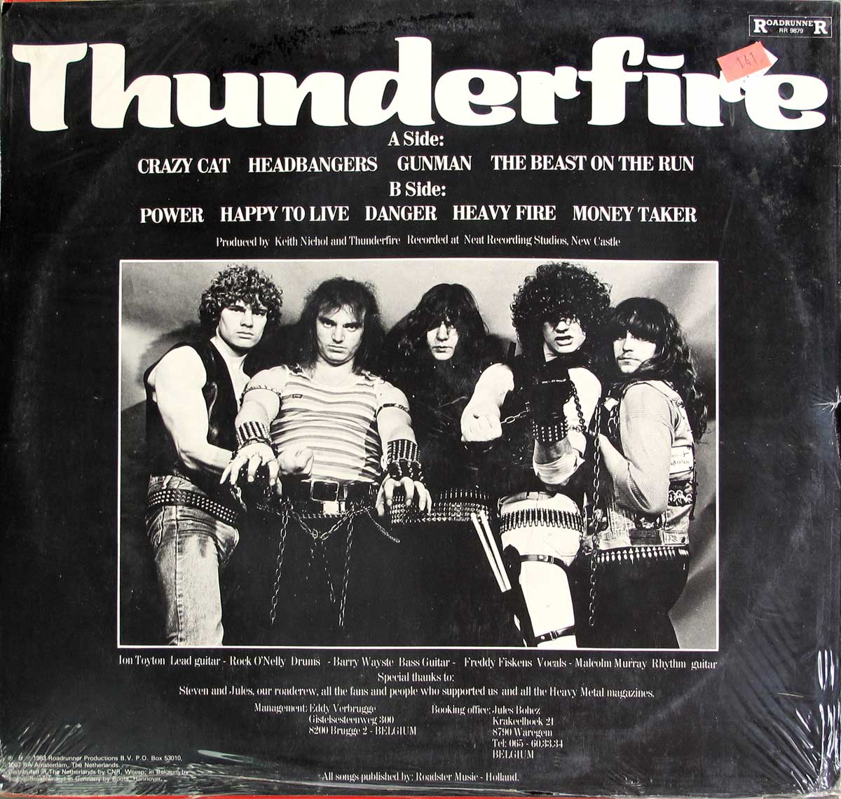 Album Back Cover Photo THUNDERFIRE - S/T Self-Titled Vinyl Record Gallery https://vinyl-records.nl//