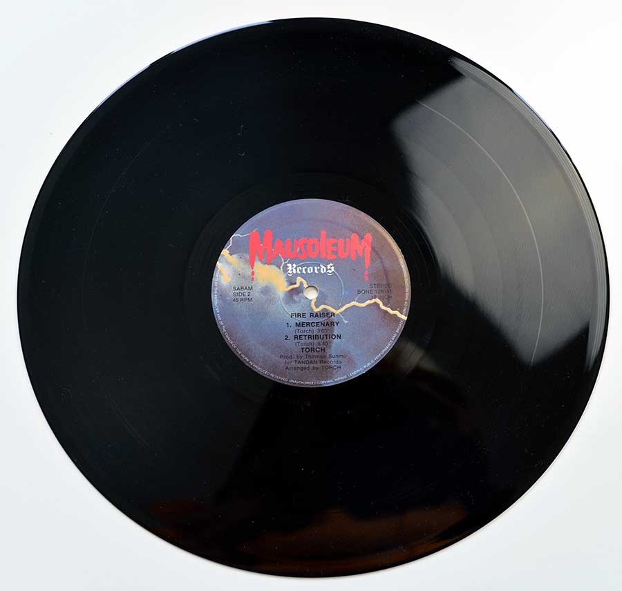 Photo of "TORCH Fire Raiser" 12" LP Record - Side Two: