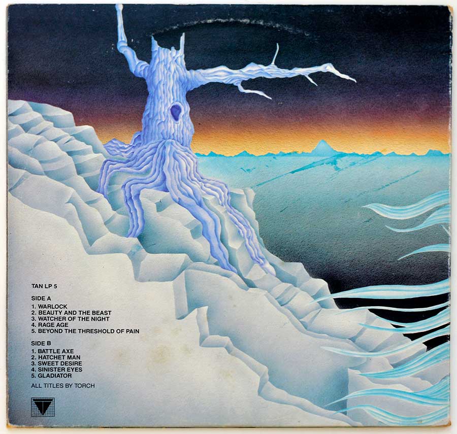 Photo of album back cover TORCH - Self-Titled Gatefold TANDAN ORIG SWEDEN