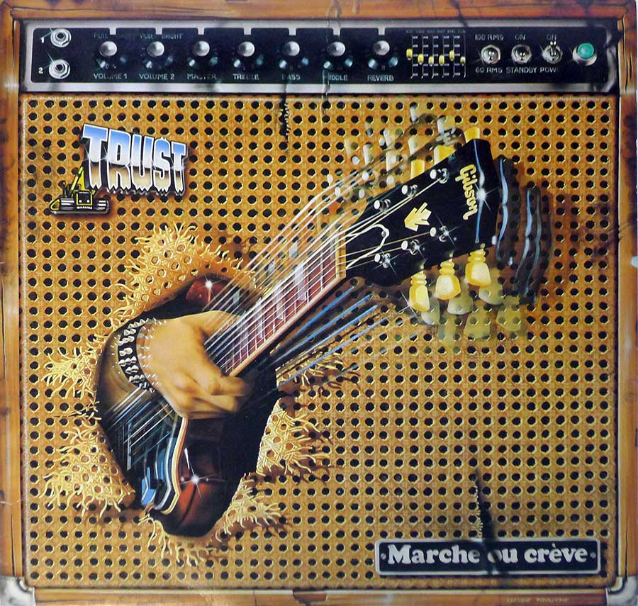 High Quality Photo of Album Front Cover  "TRUST Marche ou Creve"