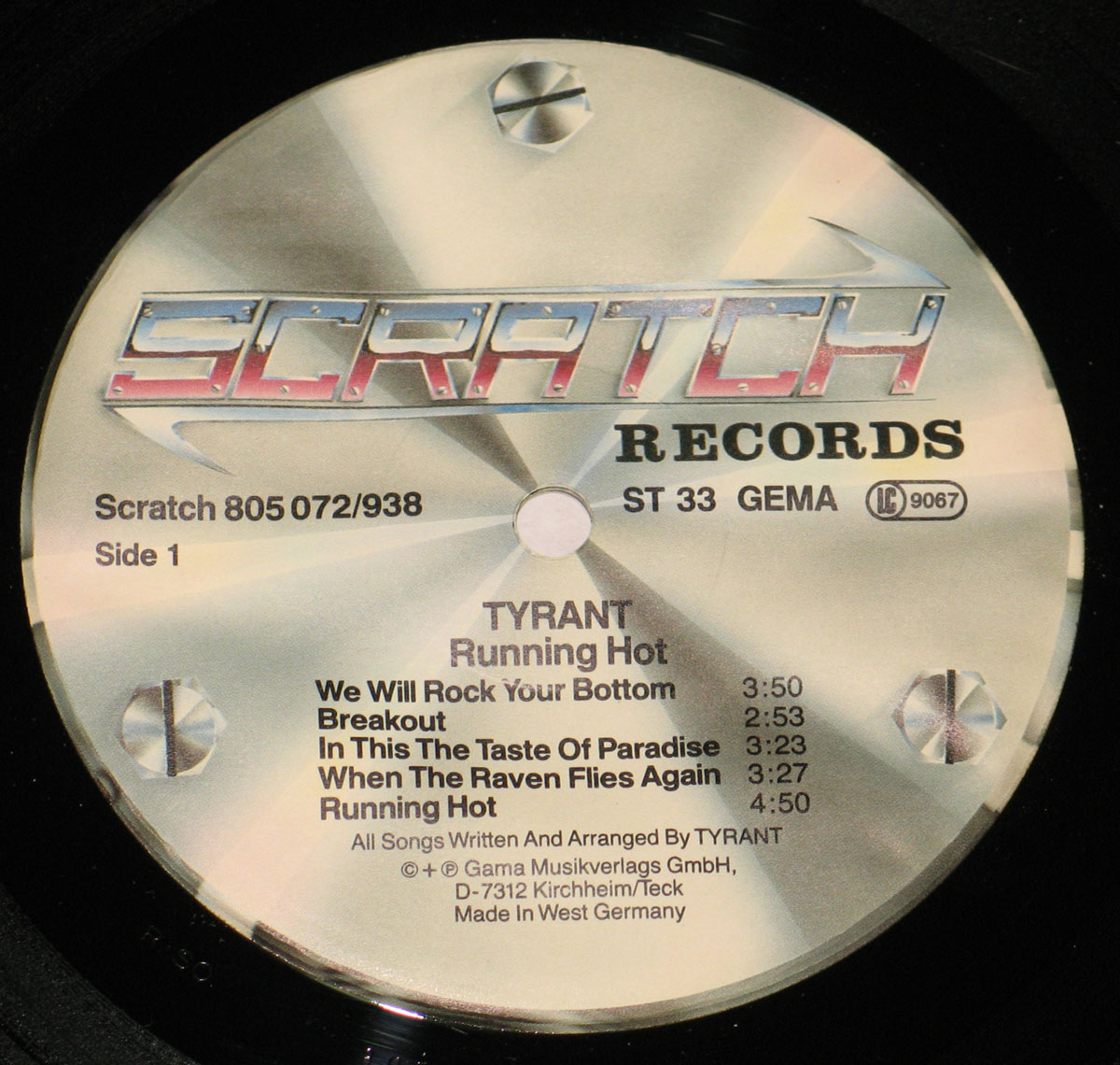High Resolution Photo #12 TYRANT - Running Hot https://vinyl-records.nl 