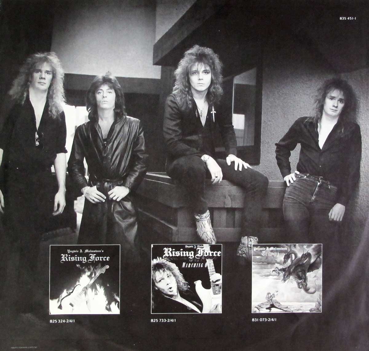 Inner Sleeve   of "YNGWIE J. MALMSTEEN RISING FORCE - Odyssey" Album
