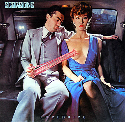 SCORPIONS - Lovedrive
 album front cover vinyl record