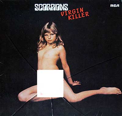 SCORPIONS - Virgin Killer Uncensored  album front cover vinyl record