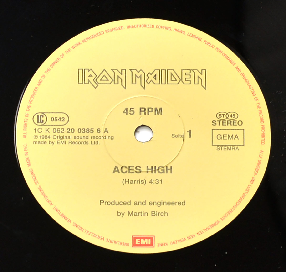 High Resolution Photo #12 IRON MAIDEN - Aces High Europe