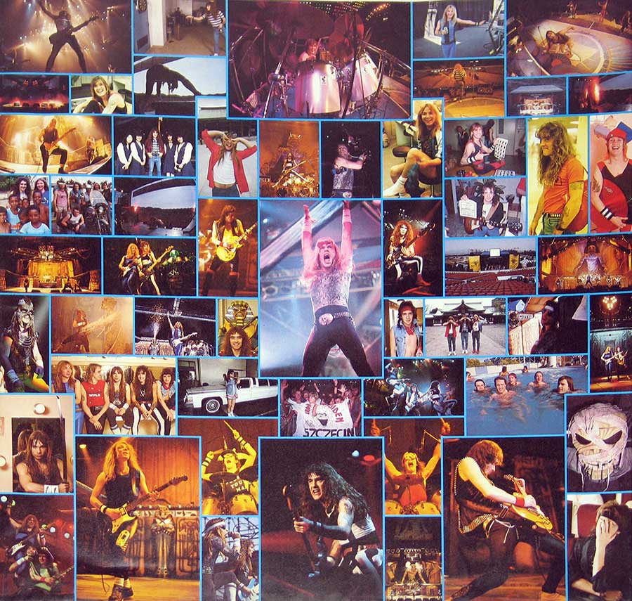 IRON MAIDEN - Number Of The Beast Lyrics Sleeve Fame EEC 12" Vinyl LP custom inner sleeve