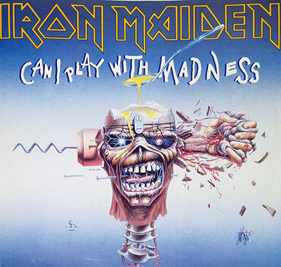 IRON MAIDEN - Can I Play with Madness: Rare Vinyl Releases album front cover vinyl LP album https://vinyl-records.nl